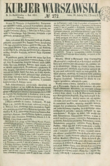 Kurjer Warszawski. 1851, № 272 (14 października)
