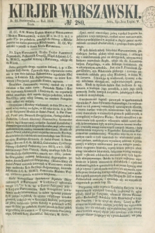 Kurjer Warszawski. 1851, № 280 (22 października)