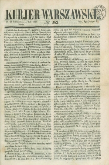 Kurjer Warszawski. 1851, № 283 (25 października)