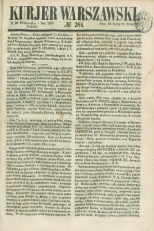 Kurjer Warszawski. 1851, № 284 (26 październik)