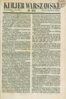 Kurjer Warszawski. 1851, № 292 (4 listopada)