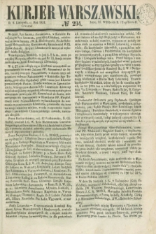 Kurjer Warszawski. 1851, № 294 (6 listopada)