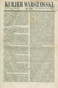 Kurjer Warszawski. 1851, № 296 (8 listopada)
