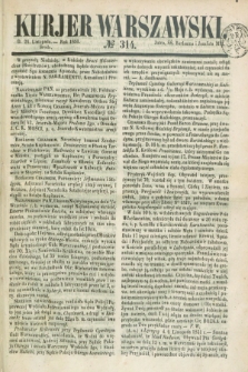 Kurjer Warszawski. 1851, № 314 (26 listopada)