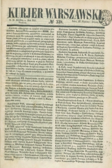 Kurjer Warszawski. 1851, № 338 (21 grudnia)