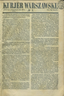 Kurjer Warszawski. 1852, № 3 (3 stycznia)