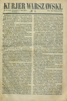 Kurjer Warszawski. 1852, № 4 (4 stycznia)