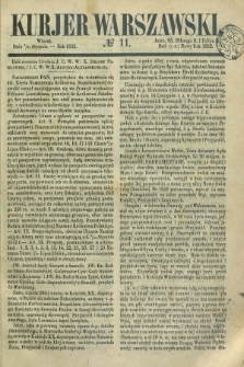 Kurjer Warszawski. 1852, № 11 (13 stycznia)