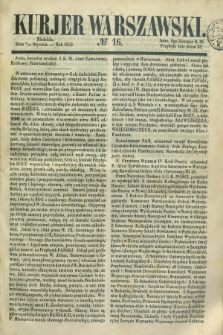 Kurjer Warszawski. 1852, № 16 (18 stycznia)