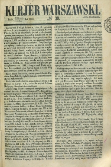 Kurjer Warszawski. 1852, № 39 (11 lutego)