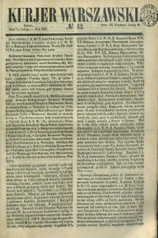 Kurjer Warszawski. 1852, № 42 (14 lutego)