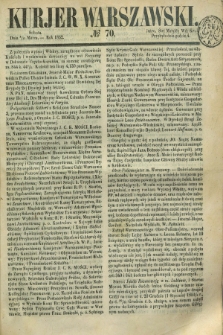 Kurjer Warszawski. 1852, № 70 (13 marca)