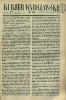 Kurjer Warszawski. 1852, № 86 (30 marca)