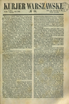 Kurjer Warszawski. 1852, № 94 (7 kwietnia)