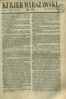 Kurjer Warszawski. 1852, № 119 (4 maja)