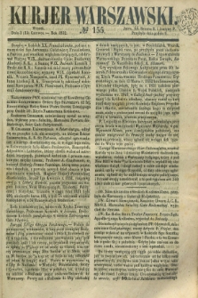 Kurjer Warszawski. 1852, № 155 (15 czerwca)