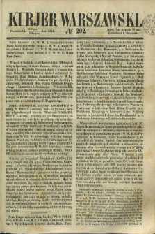 Kurjer Warszawski. 1852, № 202 (2 sierpnia)