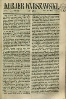 Kurjer Warszawski. 1852, № 204 (4 sierpnia)