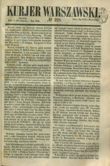 Kurjer Warszawski. 1852, № 228 (29 sierpnia)