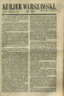 Kurjer Warszawski. 1852, № 232 (2 września)