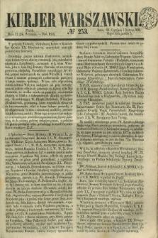 Kurjer Warszawski. 1852, № 253 (24 września)