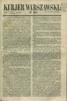 Kurjer Warszawski. 1852, № 268 (9 października)