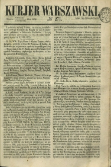 Kurjer Warszawski. 1852, № 271 (12 października)