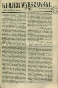 Kurjer Warszawski. 1852, № 279 (20 października)