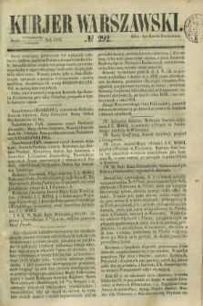 Kurjer Warszawski. 1852, № 292 (3 listopada)