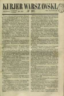 Kurjer Warszawski. 1852, № 297 (8 listopada)