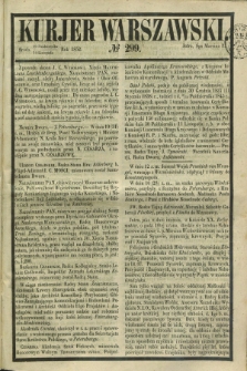 Kurjer Warszawski. 1852, № 299 (10 listopada)