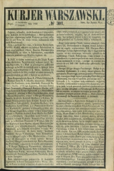 Kurjer Warszawski. 1852, № 301 (12 listopada)