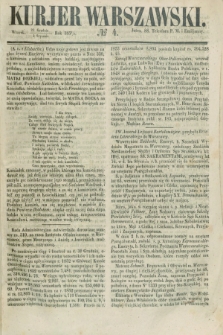 Kurjer Warszawski. 1853, № 4 (4 stycznia)