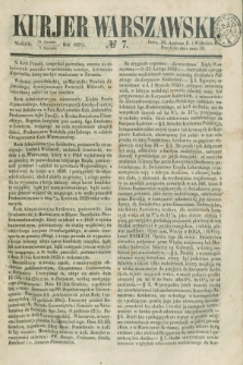 Kurjer Warszawski. 1853, № 7 (9 stycznia)