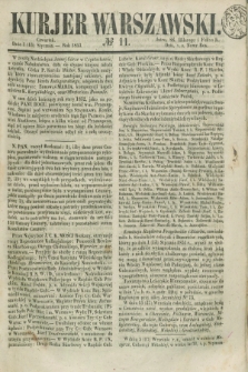 Kurjer Warszawski. 1853, № 11 (13 stycznia)