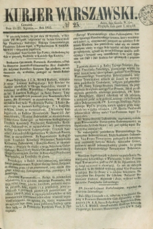 Kurjer Warszawski. 1853, № 25 (27 stycznia)