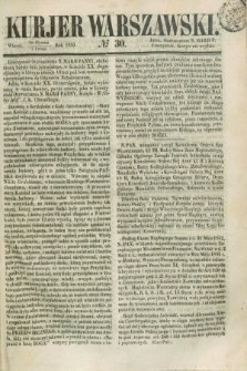 Kurjer Warszawski. 1853, № 30 (1 lutego)