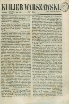 Kurjer Warszawski. 1853, № 34 (6 lutego)