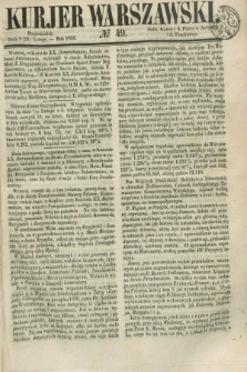 Kurjer Warszawski. 1853, № 49 (21 lutego)