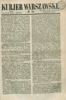 Kurjer Warszawski. 1853, № 54 (26 lutego)