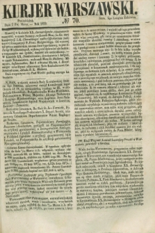 Kurjer Warszawski. 1853, № 70 (14 marca)