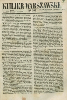 Kurjer Warszawski. 1853, № 103 (19 kwietnia)