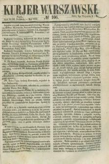 Kurjer Warszawski. 1853, № 106 (22 kwietnia)