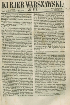 Kurjer Warszawski. 1853, № 112 (28 kwietnia)