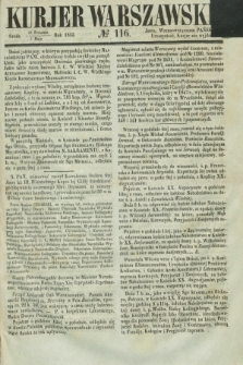 Kurjer Warszawski. 1853, № 116 (4 maja)