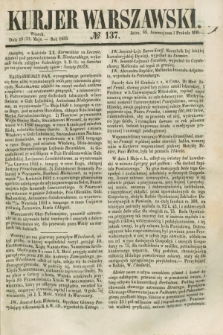 Kurjer Warszawski. 1853, № 137 (31 maja)