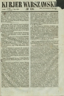 Kurjer Warszawski. 1853, № 138 (1 czerwca)