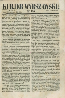 Kurjer Warszawski. 1853, № 150 (13 czerwca) + wkładka