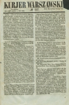 Kurjer Warszawski. 1853, № 157 (20 czerwca)