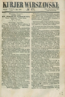 Kurjer Warszawski. 1853, № 171 (5 lipca)